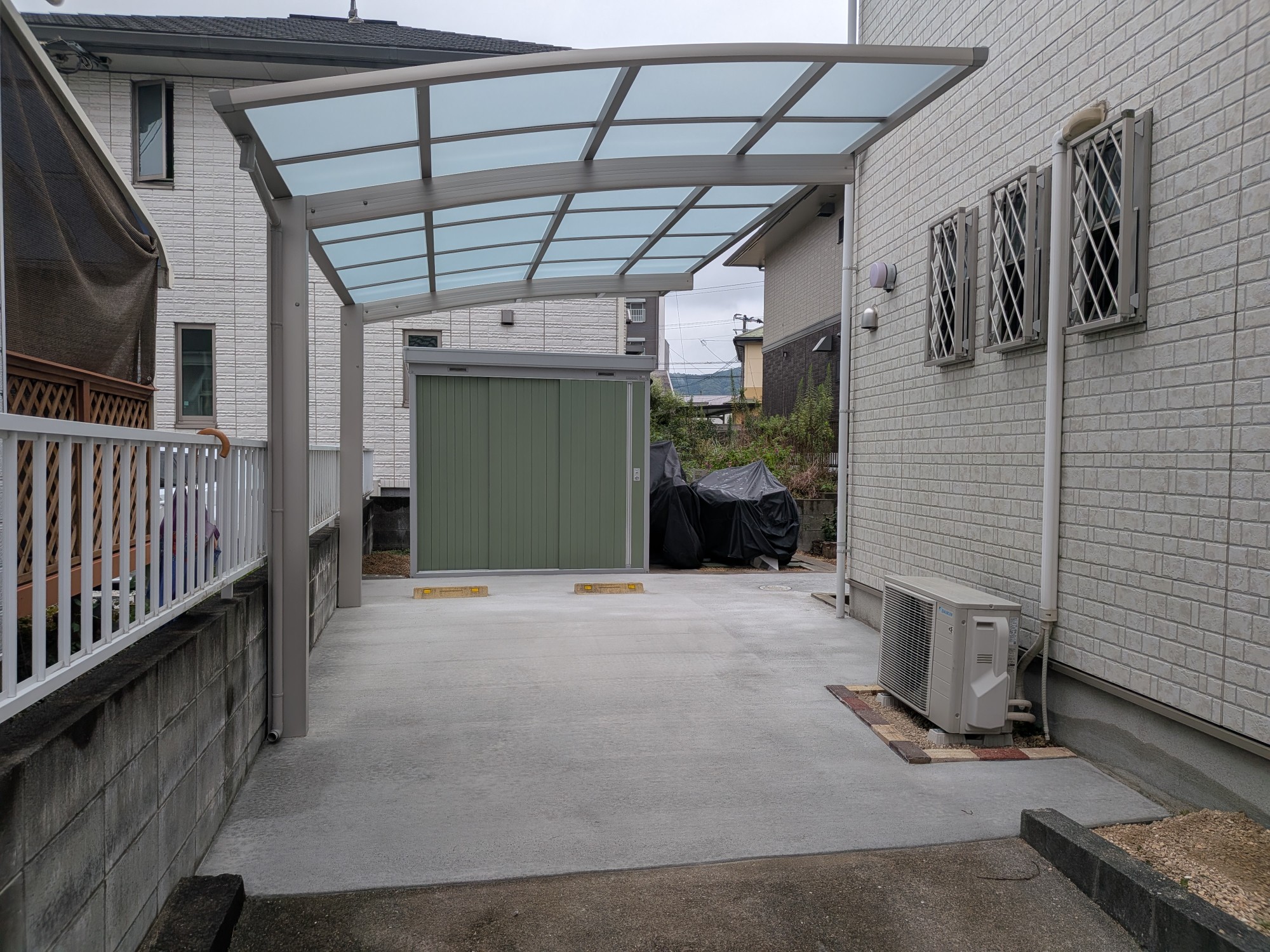 境界ブロック建て工事